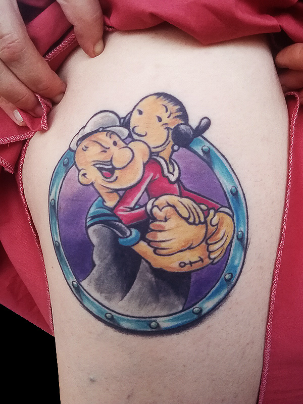 Popeye and Olive