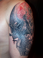 Kane na zlatnom moru (prekrivanje stare tetovaže)